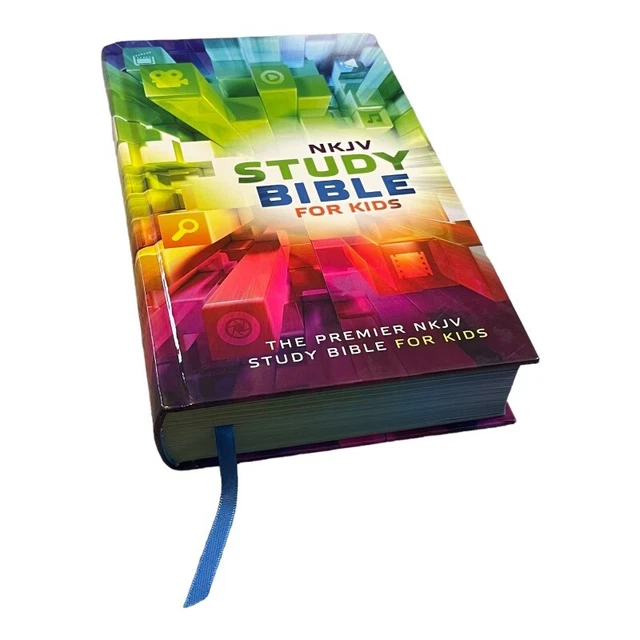NKJV PREMIER STUDY Bible for Kids New King James Version Hardback Full ...