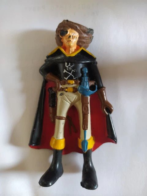 Lot De Figurines Vintage Atlantic Albator, Capitaine Harlock, Nausicaä – Collection Années 70, Mini Figurines 2,5 Cm