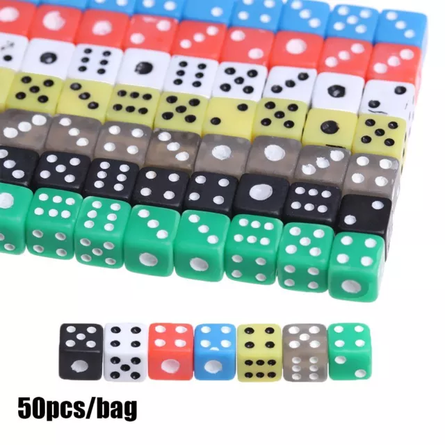 Sided 7 colors Dices Board Playing Game Entertainment Tool Gaming Drinking Dice