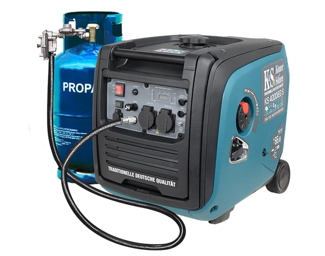 GRUPPO DI EMERGENZA KS4000iEGS inverter GPL generatore 4KW GAS ...