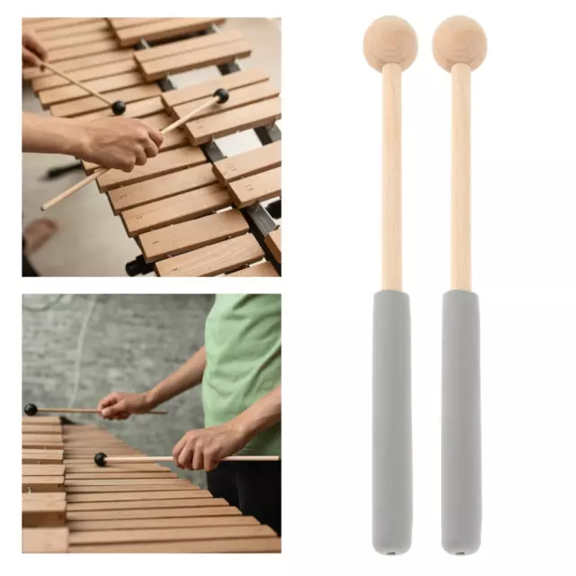 Marimba Hammer Percussion Sticks Xylophon Langlebig 1 Paar Professionell