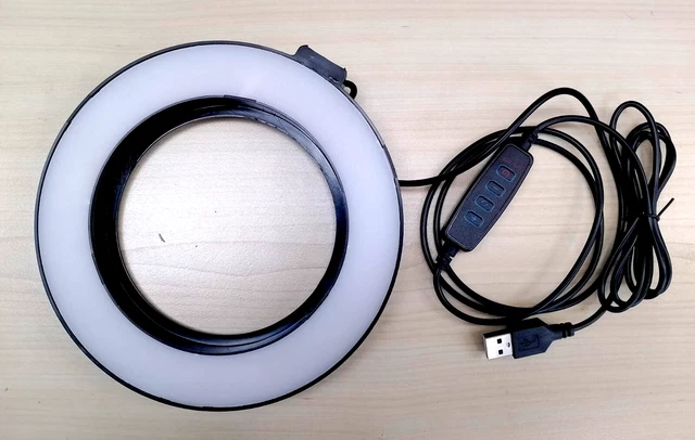 6& LED RING Light Dimmable USB 5500K Fill Lamp Photography Phone Video ...