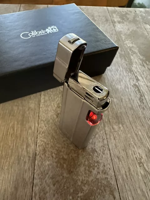 Vintage Colibri Touch Beam Sensor Lighter Original Box Original Papers