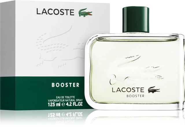 EAU DE TOILETTE "LACOSTE BOOSTER" Pour Homme 125 ml. Neuf sous Blister