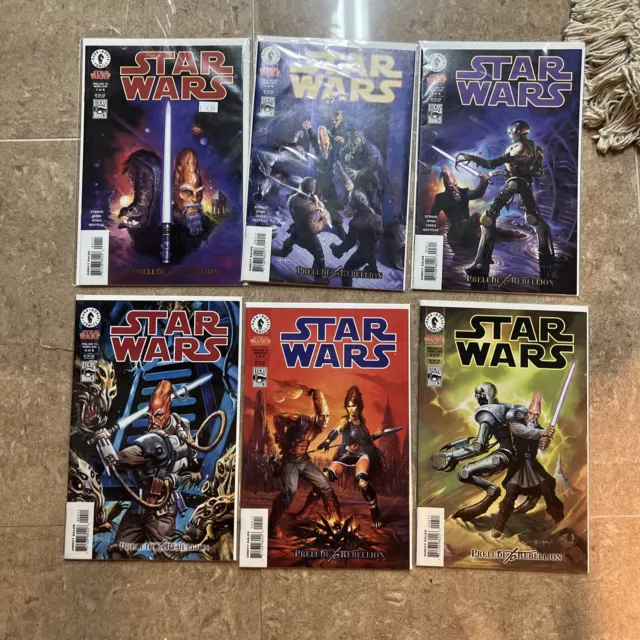 Star Wars Prelude To Rebellion #1-#6 Dark Horse Comics Complete Series Near Mint