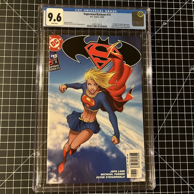 🔥SUPERMAN BATMAN #13 Supergirl TURNER cover NM/MT 9.6 CGC 2004 DC comics🔥
