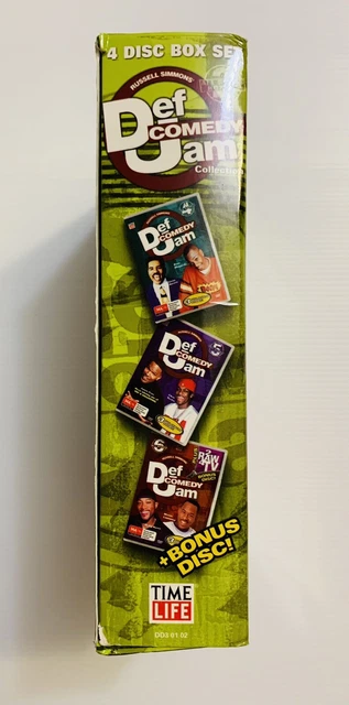 Def Comedy Jam Collection All Stars - 4, 5, 6 + Bonus 2 Raw 4 TV Disc DVD 3