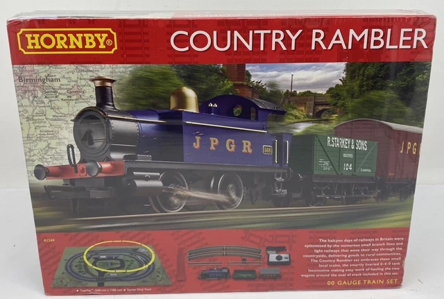 *New + Sealed* Hornby R1249 Country Rambler OO Gauge Starter Train Set w/ Track