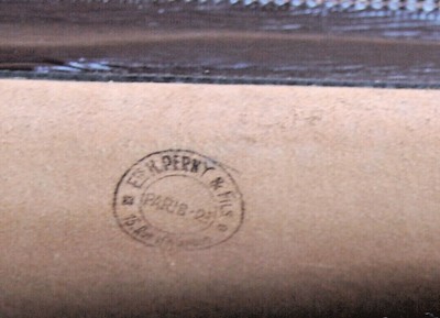 Elle Estampe Le Cuir En 9 Lettres ANCIEN CARTABLE SNCF cuir épais à 2 soufflets excellent état comme neuf