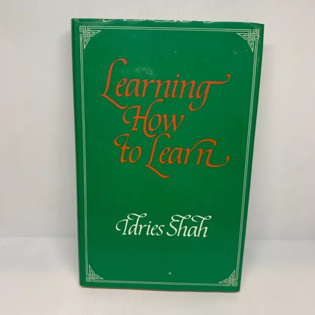 Learning How to Learn by Idries Shah (Hardcover Book) Peace, Islam, Religion