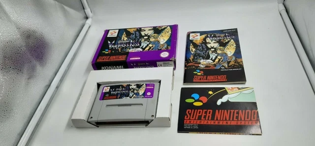Jeu Super Nintendo SNES Castlevania Vampire's Kiss complet