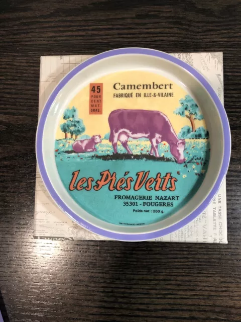Rosanna Cheese Plate GRADE MANGER  Les prés Verts Set Of ( 2 ) - New in box
