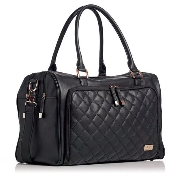 Isoki: Double Zip Satchel - Ebony