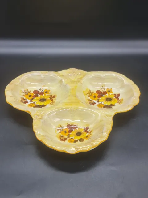 Vintage James Kent Old Foley Serving Bowl Glazed Floral Great Condition