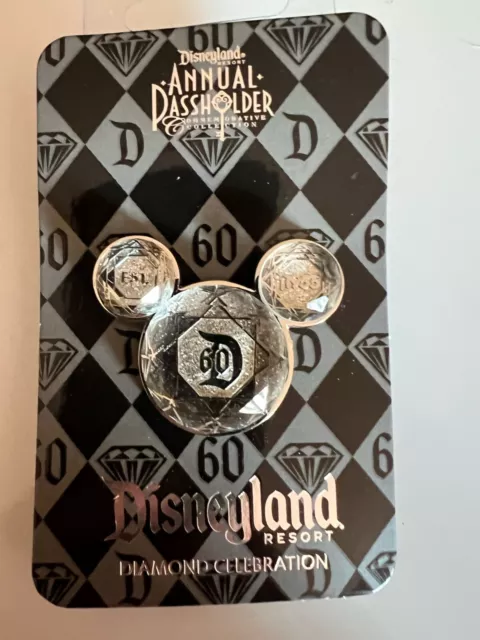 Disney pin - Annual Passholder Disneyland 60th Diamond Celebration 2015