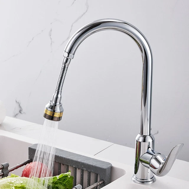 Burbujeador de ducha de extensión de cobre fácil instalación para cocina y baño