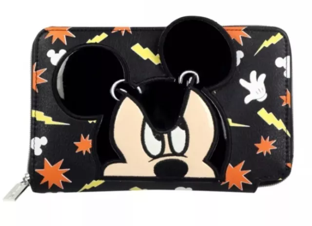 Disney Danielle Nicole Evergreen Mickey Mouse Coin Purse. Black Multi. BNWT.