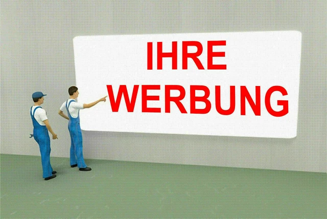 2 x 95  x 195 cm bedruckte Ladenschild Messeschild  für Innen mit jedem Druck