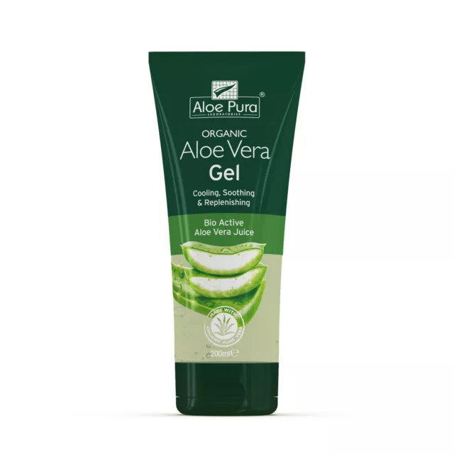 1 Pack of Aloe Pura Skin Treatment - Aloe Vera Organic Gel - 200ml