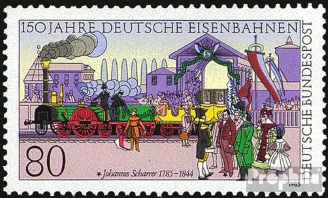 BRD 1264 (kompl.Ausgabe) postfrisch 1985 Deutsche Eisenbahnen