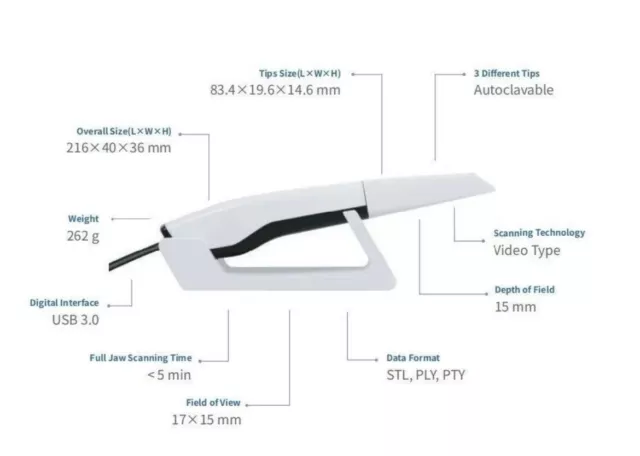 dental intraoral scanner 3D Scan Dentistry Dental labs 3