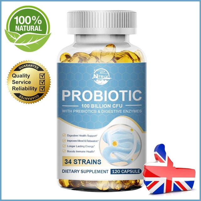 NOW Probiotic-10, probiotici, 100 miliardi di CFU, 10 ceppi, 60 capsule vegetali