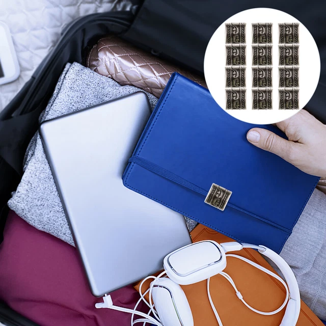 12 piezas Pernos Mininiet Accesorios Punk Cartera Cuero Decoración