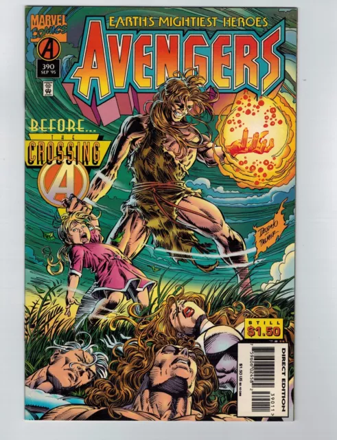 Avengers #390 Before the Crossing Comic Book 1995 Marvel Comics
