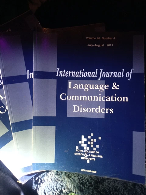 INTERNATIONAL JOURNAL OF Language & Communication Disorders 2011 ...