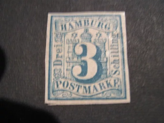 Hamburg 1859 Nr. 4 3 Schilling ungebraucht