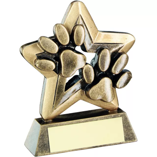 Personalizado Memorial para Mascotas Regalo Mini Oro Star - Grabado Gratis RF409