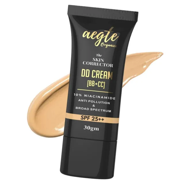 Aegte Organics Skin Corrector DD Cream (BB+CC) 100% Natural Face Cream 30gm.