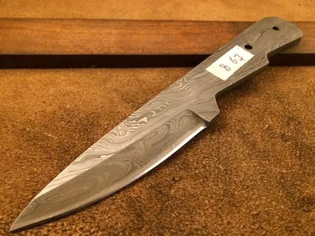 Handmade Pattern Welded Damascus Steel Blank Blade-Knife Making-Klinge- B67