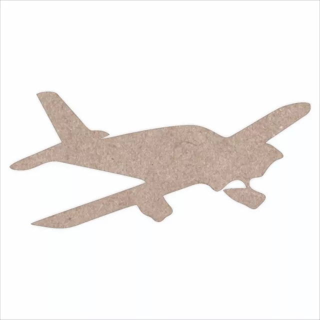 MDF Airplane Shape Laser Cut Wood Shape Craft Embellishment Plane Decor