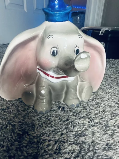 Vintage WALT DISNEY Old Fashioned DUMBO Piggy COIN BANK FIGURINE Collectible NEW