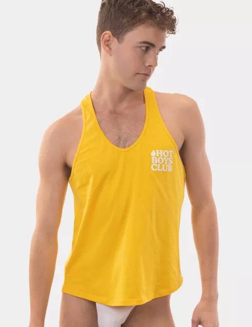 Barcode Berlin - Gimnasio Tanque Top Hot Niño Amarillo S M L XL 92149/500 Gay