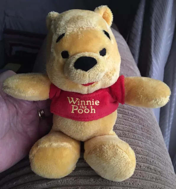 Soft Toy Disney Winnie the Pooh Bear Plush Embroidered Features 22c