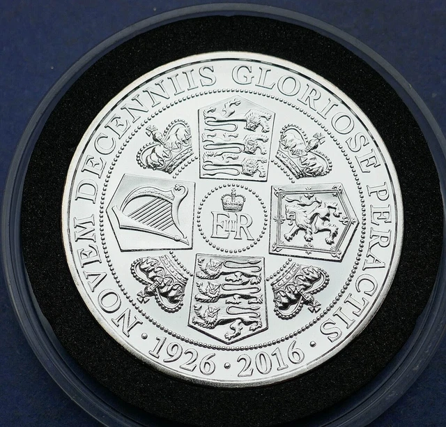 Gibraltar 2016 Silver Plated Half crown - Queen's 90th Birthday