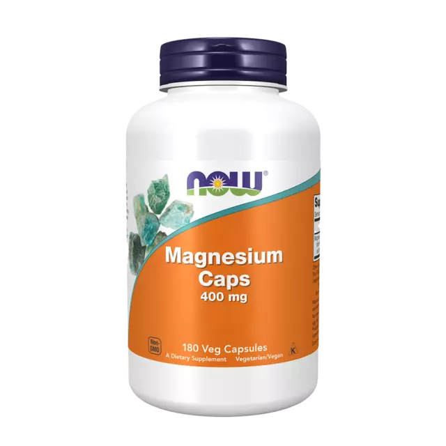 NOW Foods - Magnesium 400 mg (180 Kapseln)