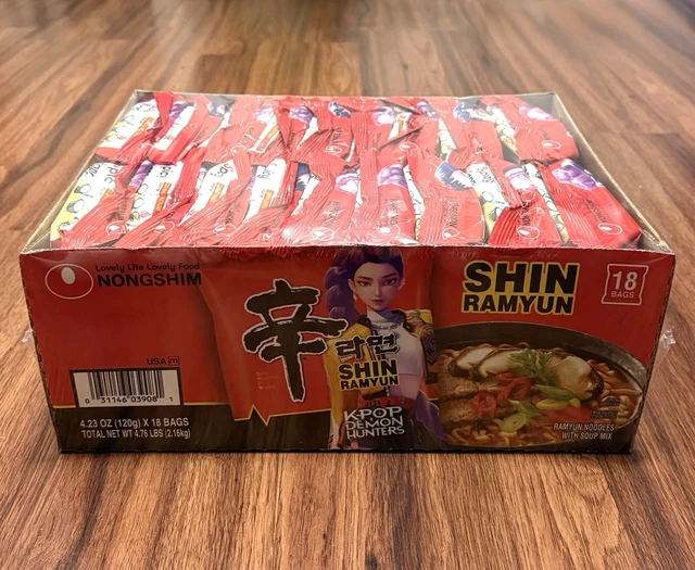 18PK KPOP DEMON Hunters SHIN Ramyun Ramen Huntrix Rumi Zoey Mira SEALED ...