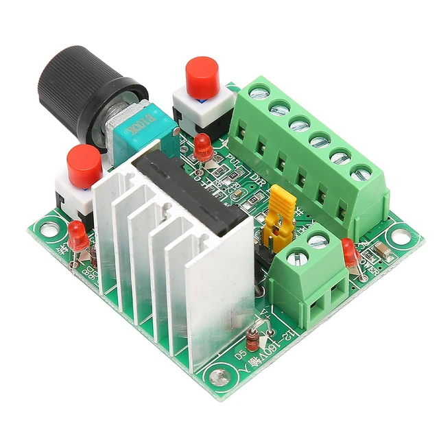 PWM ADJUSTABLE STEPPER Motor Controller PCB Board 15-160V 5-12V PWM ...