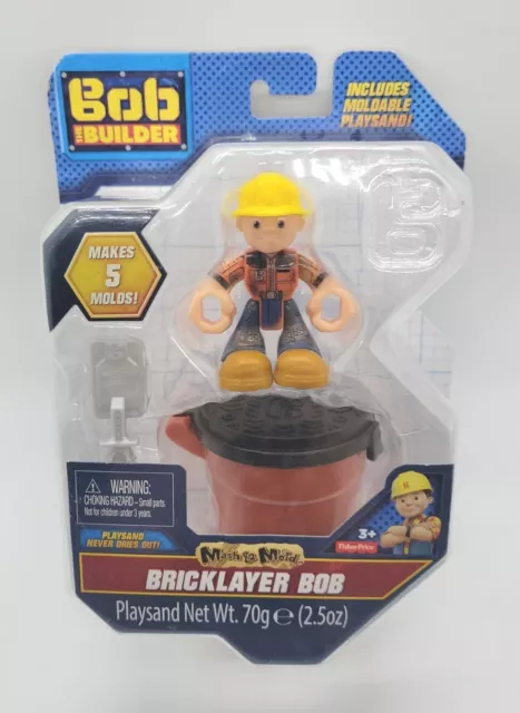Fisher Price Bob The Builder Bricklayer Mash & Mold Play Sand Set Construction