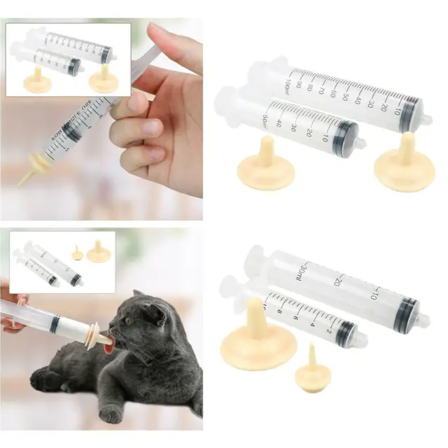 Syringe Nursing Feeder Puppy Milk Feeding for Mammals Whelping Cats Dogs