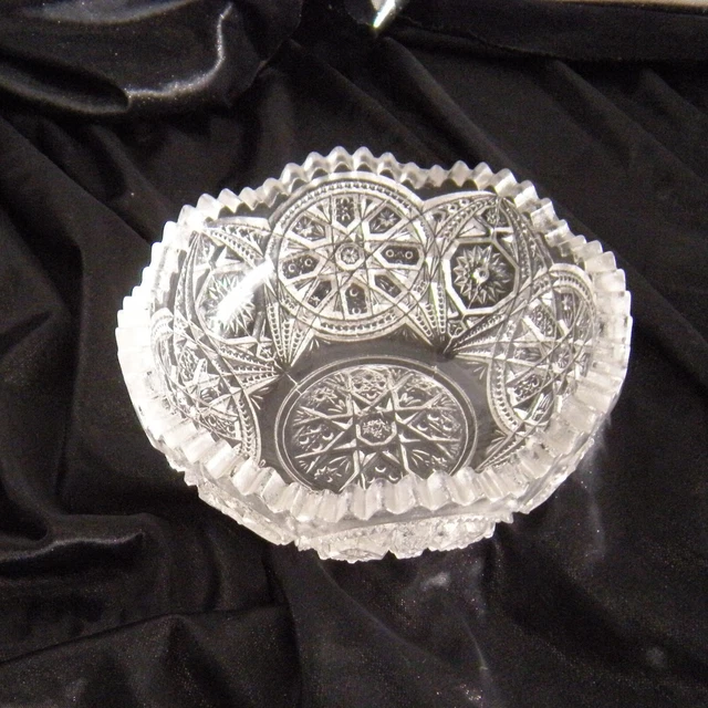 American Brilliant, Berry Bowl Set, Master & 4 small bowls 3