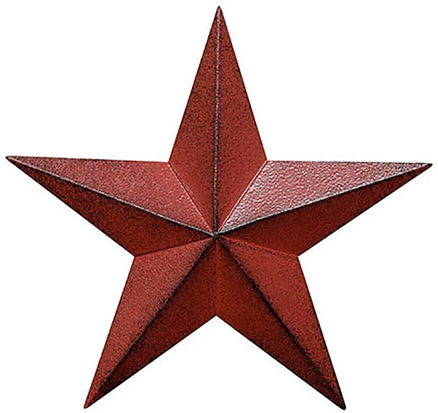 Metal Country Antique Barn Star Country Primitive Star Wall Décor 12"