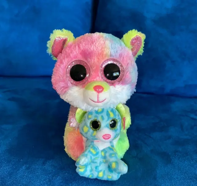 TY Beanie Boos Rodney Rainbow Hamster Collectible Stuffed Animal Plush toy lot