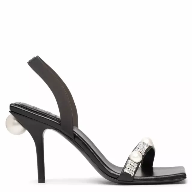 Givenchy G Woven Show Pearl Slingback Sandal 90 for Women - Size 36.5