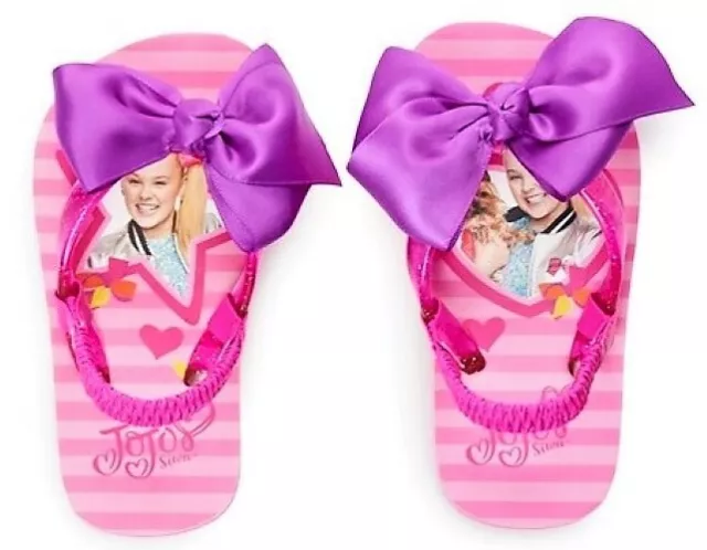 Jojo Siwa Infradito Sandali da Spiaggia W/Opzionale Sole per Bambini Misura 7-8