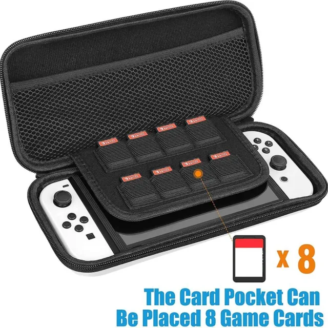 Nintendo Switch OLED Coque de cartes de jeu Étui de transport Sac de stockage