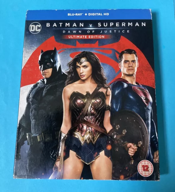 BATMAN VS SUPERMAN DAWN OF JUSTICE ULTIMATE EDITION Blu Ray Movie Film